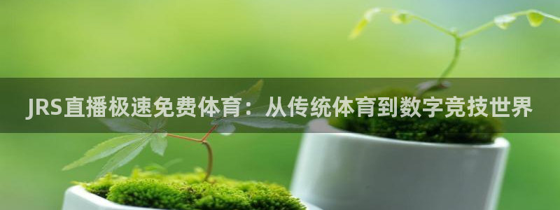 JRS直播极速免费体育：从传统体育到数字竞技世界