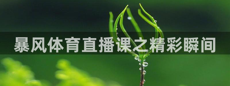 暴风体育直播课之精彩瞬间