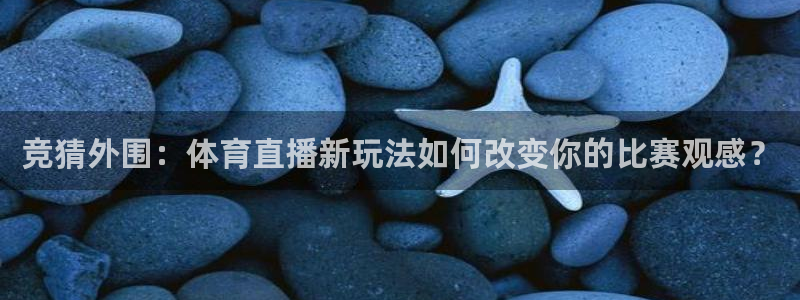 竞猜外围：体育直播新玩法如何改变你的比赛观感？
